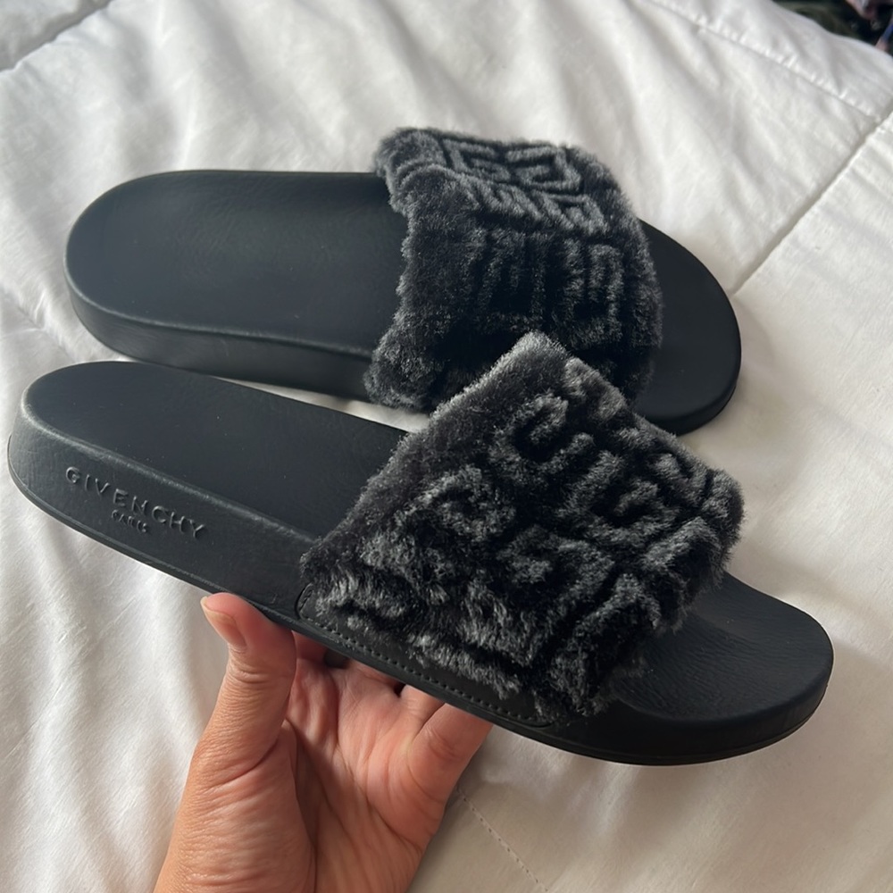 Givenchy Mink Slides